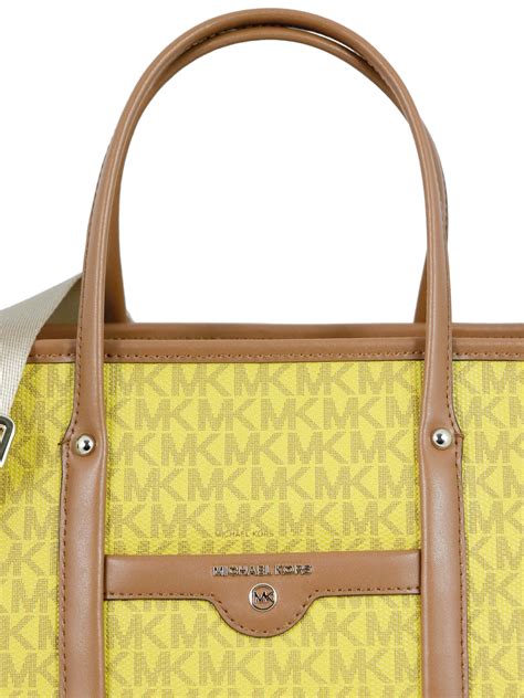 handtasche gelb michael kors|Michael Kors saffiano handbag.